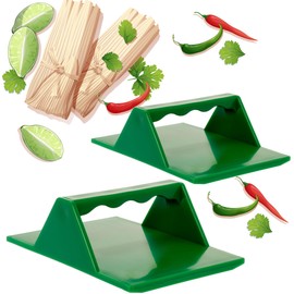 2 Pack Tamales Masa Spreaders w/Easy Grip Ergonomic Handle for Faster Better and Easier Results by Mindful Design | New and Improved (Green)
