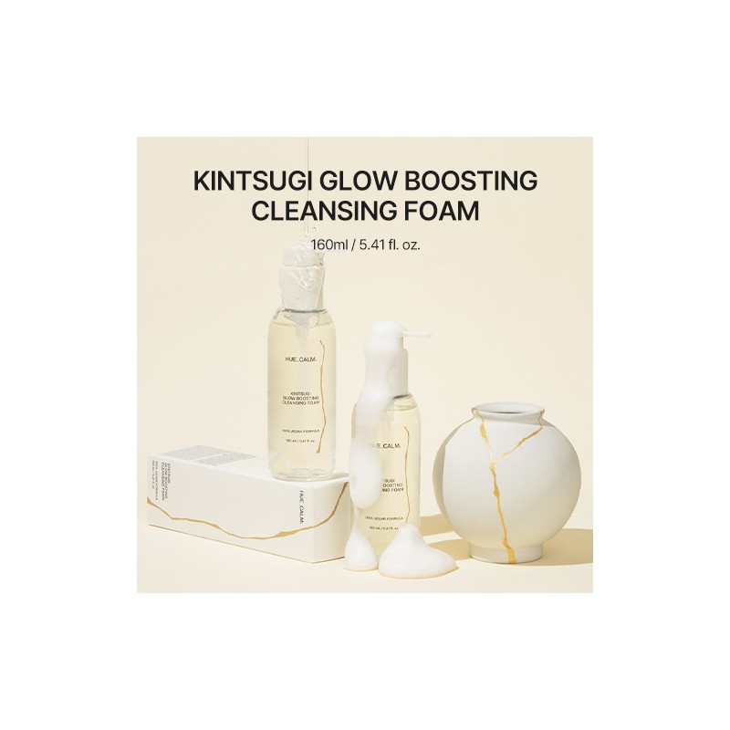 HUECALM [HUECALM]Kintsugi Glow Boosting Cleansing Foam 160ml