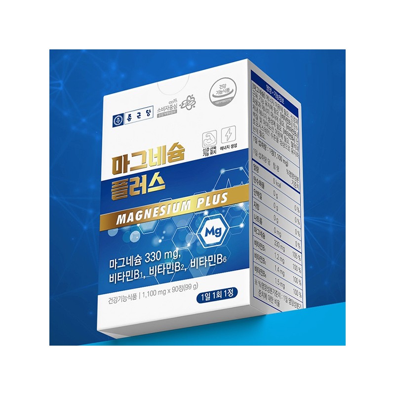 Chong Kun Dang Magnesium Plus Quadruple Functional 1100mg 90 tablets
