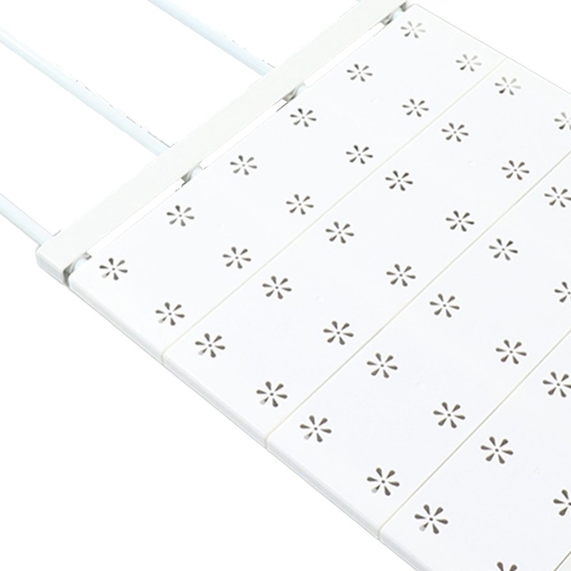 Tension Shelf Adjustable Space Saving Expandable Closet Organizer Dividers for