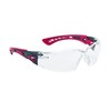 Bollé RUSHPFSPSI One Size "Rush+" Safety Spectacles with Foam Edge
