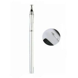 Vmingo Lapiz Optico Pluma Stylus Celular Tablet Pc Pantalla Touch Cintura (Plata)