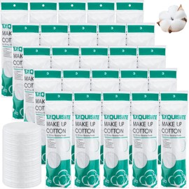 Maxcheck 2500 Pcs Cotton Rounds Bulk Exfoliating Rounds Cotton Rounds for Face Makeup Remover Pads Cotton Facial Pads Cotton Pads for Face Cotton Pads for Makeup Removal Toner Pads