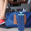 Stainless Steel Water Bottle with Straw, 24 oz, Thermal Insulated,