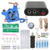 Complete Tattoo Kit Professional Tattoo Machine Kit Power Supply 9