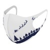 igsticker 020560 Design Mask, 2 Piece Set, Polyester, Washable, Cloth Mask, Unisex, Christmas Tree, Winter