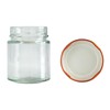GPK4ALL 5oz Glass Jar with Metal Lids, Pack of 12