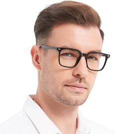 OCCI CHIARI 1.0 Reading Glasses Men Stylish Square ReadersWide Eyewear(1.0 1.25 1.5 1.75 2.0 2.25 2.5 2.75 3.0 3.5 4.0 5.0 6.0) r