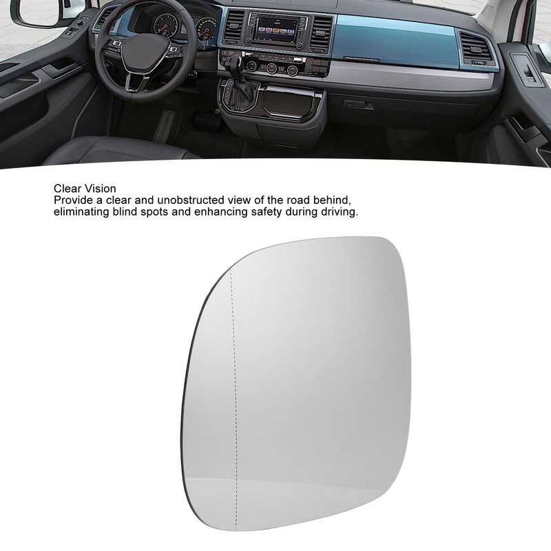 Side Mirror Glass Clear Vision UV Protection Rearview Mirror Glass