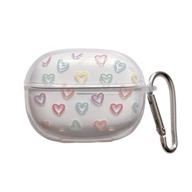 GULVQYF Redmi Buds 5 Pro Case, Clear Shockproof Soft Protective Case Headphone Cover for Girls Women (B)