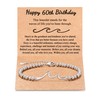 60th Birthday Gifts for Women, Funny 60th Birthday Gifts Silver