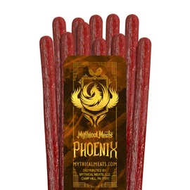 Mythical Meats Original Flavor (Phoenix) 12-Pack Snack Sticks – Sweet Pepper Turkey with Beef – Dried & Dehydrated Meats Seasoned to Perfection – High Protein Snacks
