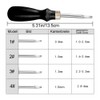 Namner Leather Edge Tool Set-4 Pcs Leather Beveler, Leather Edge