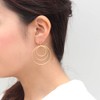 Jewelry Shop M e0073 Women's 3 Row Ring, Hoop Gradient,