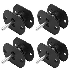 Cionyce 4 conectores de sofá seccionales, conector de muebles estilo pin soporte de conector de sofá seccional (negro)