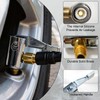 3PCS Brass Tire Air Chucks, Quick Release Tyre Inflator Adaptor,