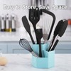 MAXCOOK Silicone Cooking Utensils,Heat Resistant Kitchen Utensil Set of 6，Rubber