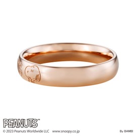 White Clover PNST001GO Snoopy Peanuts Ring, Surgical Stainless Steel, Pink, Size 7 - 13, Metal