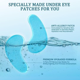 YOYORY Under Eye Patches Masks - for Dark Circles,Puffy Eyes, Wrinkles, Eye Bags,Fine Lines,Treatment with Hyaluronic Acid and Collagen, Hydrating and Moisturizing (30 Pcs)