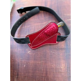 Aj Sanity Leather Sheath Handmade Leather Knife Sheath Pancake Fix Blade Belt Sheath Multi-tool Holster