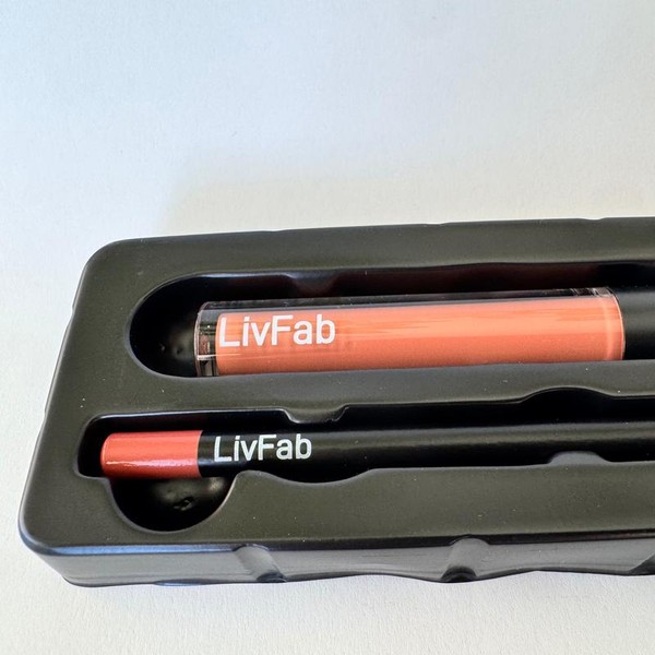 LivFab Waterproof Matte Lip Liner and Lip Lipstick - Color: