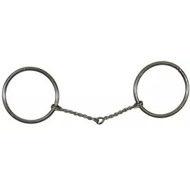 Showman Nickel Plated O-Ring Snaffle Bit