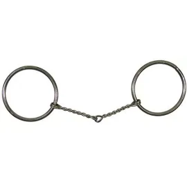 Showman Nickel Plated O-Ring Snaffle Bit