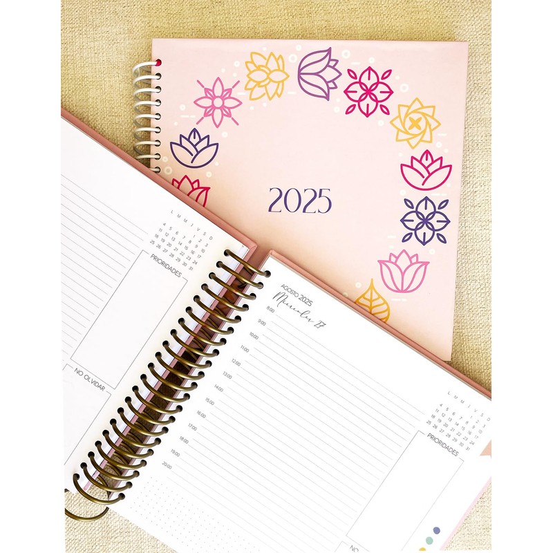 Agenda Semestral 2025, Organiza tu Vida con Estilo, planificador diario