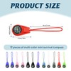 MisFun Pack of 12 Mini Survival Compass, Multi-Colour Compass, Children,
