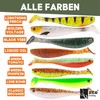 Zite Fishing Inzite Pershad 8 cm - Gummiköder für Hecht-Angeln -