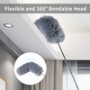 BOOMJOY Microfiber Feather Duster with 100 inches Extension Pole, Dusters