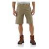 Carhartt Men's Canvas Work Short B147,Dark Khaki,34