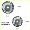 6/8" Weed Brush Steel Wire Trimmer Wheel Garden Lawnmower Head