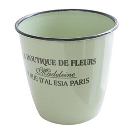 COVENT GARDEN Enamel Green Pot L LM-23