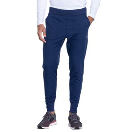 Dickies Dynamix Men Scrubs Pant Natural Rise Jogger DK040S, XL Short, Navy