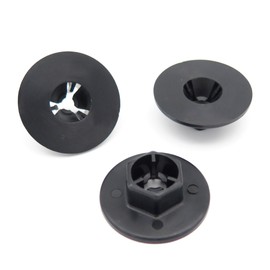 VVO Fasteners Plastic Rear Wheel Arch Lining and Mudguard Clip, Black (Pack of 10)