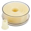 thermohauser Cookie Cutter Set (Nylon), Round and Wavy, White, Diameter