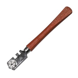 Faithfull GCSIX Six Wheel Glasscutter with Wood Handle