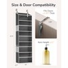 ULG Clear Over The Door PVC Organizer with 4 Pockets