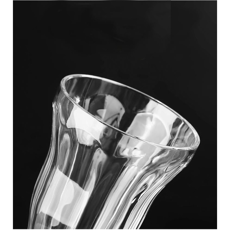 Mezchi 6 Pack Acrylic Milkshake Glasses, 15 OZ Plastic Old