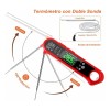 Huryfox Termómetro Digital De Sonda Doble Para Carnes, Horno