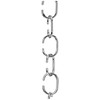 Croydex AK142141 Curtain Rings, Chrome, Suitable for shower rods up