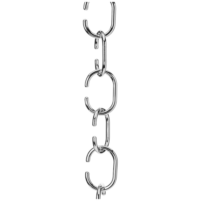 Croydex AK142141 Curtain Rings, Chrome, Suitable for shower rods up