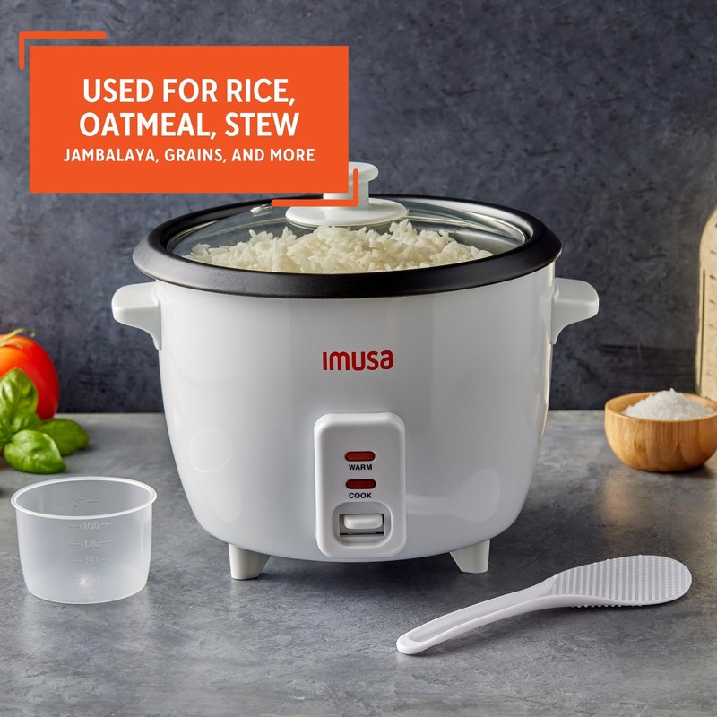 IMUSA Electric Rice Cooker 16 Cup Cooked 8 Cup Uncooked