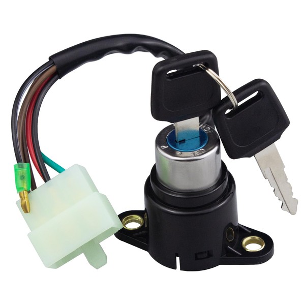 Amavoler 35100-413-007 Ignition Start Switch Lock Key Assembly Aftermarket Replacement