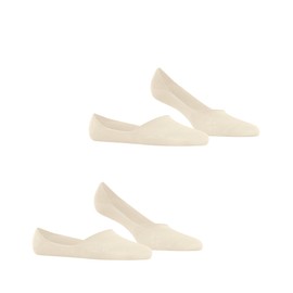 Burlington Everyday Pack of 2 Socks Opaque Non-Slip Effect Non-Slip Cotton, Beige Gravel 4840