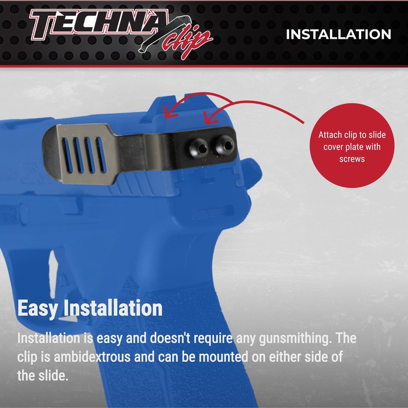 Techna Clip Concealment System for Taurus GX4 9mm Luger Pistols