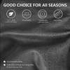 Leather Look RV Dinette Cushion Covers, Stretch Camper Cushion Slipcovers