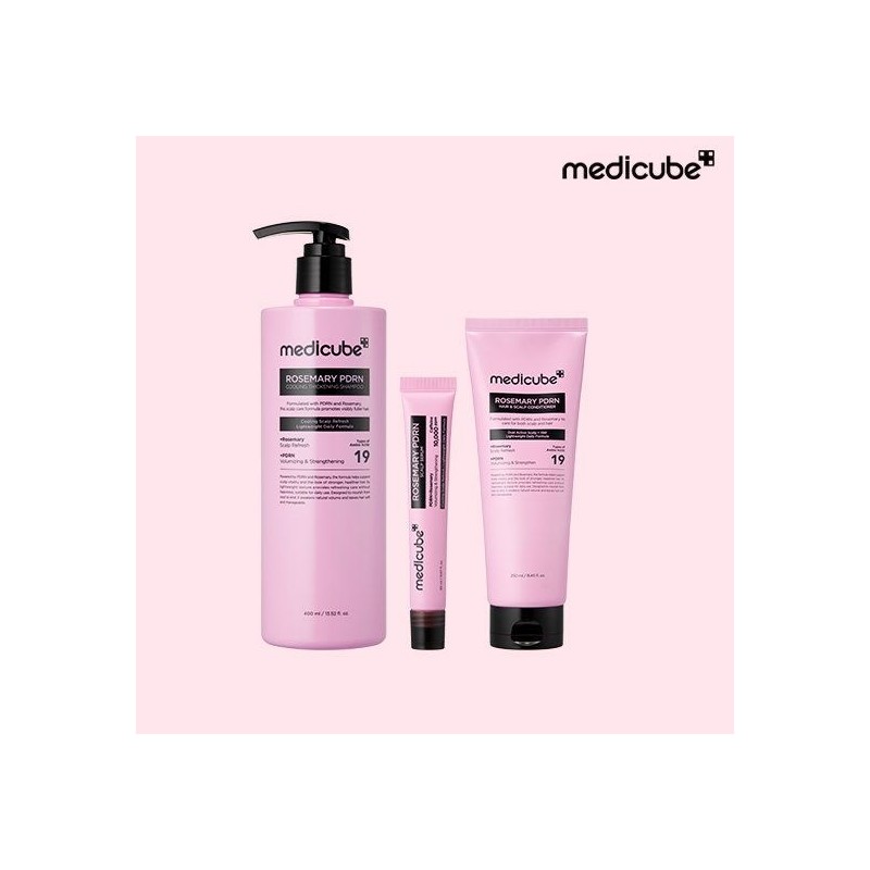 Medicube [Medicube] Rosemary PDRN hair 3-piece set / [메디큐브]로즈마리 PDRN