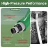 Guitrees 25FT 5/8 Heavy Duty Rubber Garden Hose - 200psi